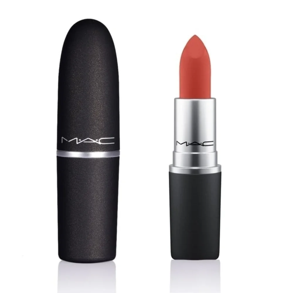 MAC Devoted to Chili 316 Lipstick, Powder Kiss (New)
